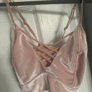 Target Velvet bralette